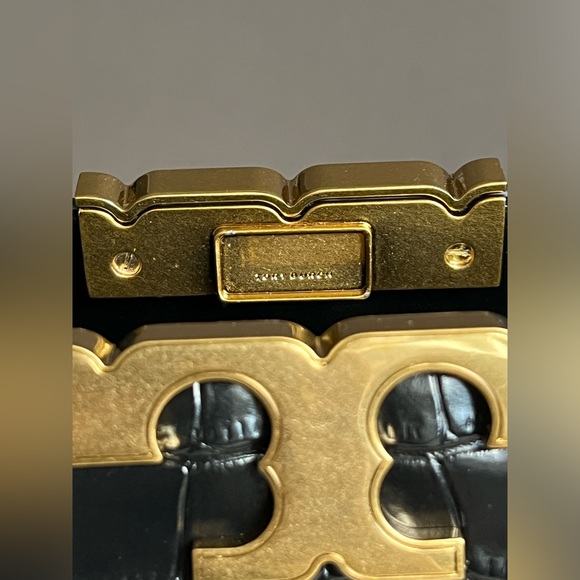 153271 - Tory Burch Eleanor Croc Embossed Satchel - Picture 10 of 13